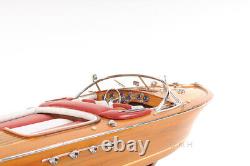 Modèle réduit de bateau en bois Riva Aquarama Medium de 27 pouces en Italie