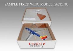 Modèle réduit en bois de bureau de l'hydravion Empire C Class Short S. 23 de Qantas échelle 1/100