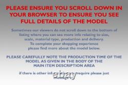 Modèle réduit en bois de bureau de l'hydravion Empire C Class Short S. 23 de Qantas échelle 1/100