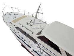 Modèle réduit en bois fait main du Chris Craft Commander 47 RC Convertible 32