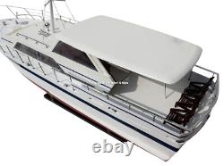 Modèle réduit en bois fait main du Chris Craft Commander 47 RC Convertible 32