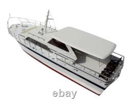 Modèle réduit en bois fait main du Chris Craft Commander 47 RC Convertible 32
