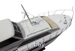 Modèle réduit en bois fait main du Chris Craft Commander 47 RC Convertible 32