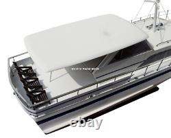 Modèle réduit en bois fait main du Chris Craft Commander 47 RC Convertible 32