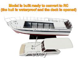 Modèle réduit en bois fait main du Chris Craft Commander 47 RC Convertible 32