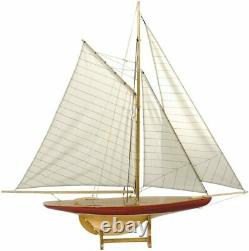 Modèles Authentiques 1895 Sail Model Defender New As055 Rare Sailboat Ship USA