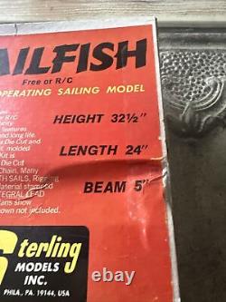 Modèles Sterling King Fish Voilier RC Télécommandé Modèle 43 Complet NOB