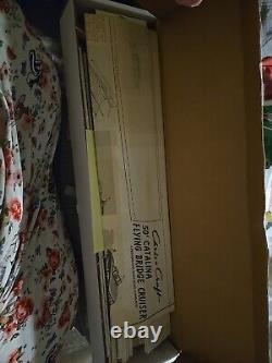Modèles Vintage Chris Craft Sterling 50' Catalina Flying Bridge Cruiser Kit NIB