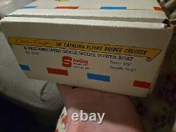 Modèles Vintage Chris Craft Sterling 50' Catalina Flying Bridge Cruiser Kit NIB