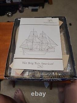 Modèles authentiques Vintage Holland WAR BRIG 'FAIR AMERICAN' 1780 d'occasion non construits