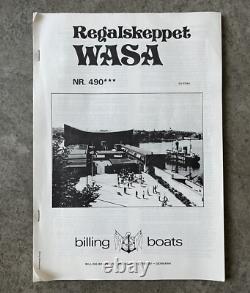 NOS vintage Billing Boats WASA 1628 490 kit de bateau