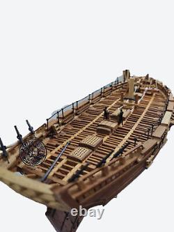 Naval Cutter Hms Alert 1777 148 520mm 20.4 Pof Wooden Model Ship Kit