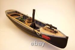 Naval Historical Society 1.24 Scale Bois et métal Kit de maquette de bateau-torpilleur de la guerre civile américaine USN Picket Boat #1