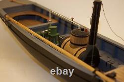 Naval Historical Society 1.24 Scale Bois et métal Kit de maquette de bateau-torpilleur de la guerre civile américaine USN Picket Boat #1