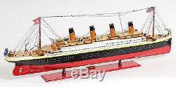 Navire De Croisière Rms Titanic Ocean Liner Construit 56 Xlarge En Bois Modèle De Bateau Assemblé