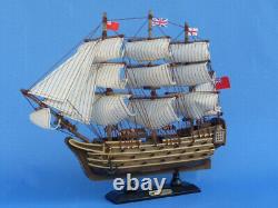 Navire modèle en bois de la HMS Victory de 14 pouces