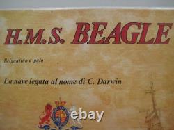 Neuf, boîte ouverte C. Mamoli 164 HMS Beagle Maquette de voilier italien en bois kit