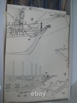 Neuf, boîte ouverte C. Mamoli 164 HMS Beagle Maquette de voilier italien en bois kit