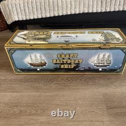 Nouveau Modèle de Voilier en Bois Décoratif Bateau Navire 26x24x5 Bateau à Voile en Bois
