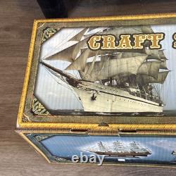 Nouveau Modèle de Voilier en Bois Décoratif Bateau Navire 26x24x5 Bateau à Voile en Bois