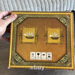 Nouveau Modèle de Voilier en Bois Décoratif Bateau Navire 26x24x5 Bateau à Voile en Bois