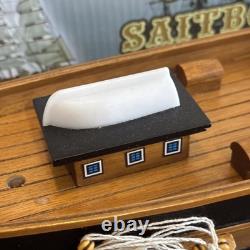 Nouveau Modèle de Voilier en Bois Décoratif Bateau Navire 26x24x5 Bateau à Voile en Bois