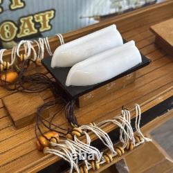 Nouveau Modèle de Voilier en Bois Décoratif Bateau Navire 26x24x5 Bateau à Voile en Bois