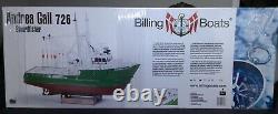 Nouveau kit de bateau en bois Billing Boats Andrea Gail 726 Swordfisher à l'échelle 1:30