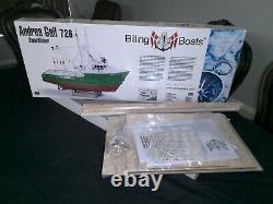 Nouveau kit de bateau en bois Billing Boats Andrea Gail 726 Swordfisher à l'échelle 1:30