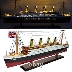 Nouveau modèle de bateau Titanic, navire de la White Star Line, décoration d'intérieur unique, cadeau d'anniversaire.