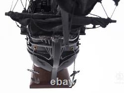 Nouveau modèle réduit de bateau en bois de petit navire pirate de perle noire de 20 pouces
