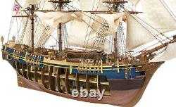 Occre Bounty Avec Cutaway Hull Section, 145 Scale, Wooden Model Boat Kit 14006