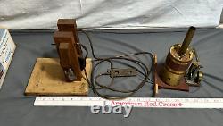 Produits du Midwest Vintage MODÈLE VI Moteur de bateau à vapeur à un cylindre #980 + SUPPLÉMENTS