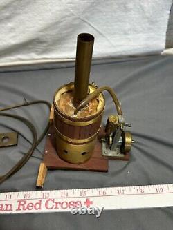 Produits du Midwest Vintage MODÈLE VI Moteur de bateau à vapeur à un cylindre #980 + SUPPLÉMENTS