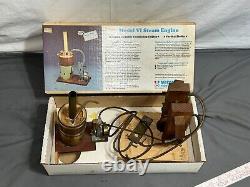 Produits du Midwest Vintage MODÈLE VI Moteur de bateau à vapeur à un cylindre #980 + SUPPLÉMENTS