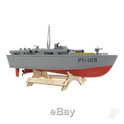 Pt-109 Patrol Torpedo Boat (410mm) Bois Rc Modèle Kit