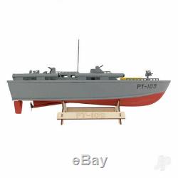 Pt-109 Patrol Torpedo Boat (410mm) Bois Rc Modèle Kit