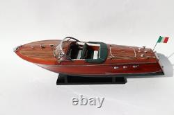 RIVA ARISTON 90 cm (35,4) modèle de bateau à moteur Artisanat en bois de haute qualité