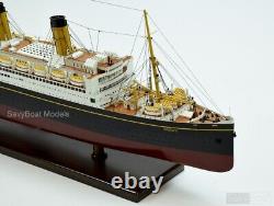 RMS Majestic White Star Ocean Liner, Maquette de bateau en bois de qualité muséale, 1300
