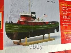 Rare Dumas #1250 Carol Moran Harbor Tug Boat 1/8ème Échelle Modèle Rc 17 3/4 Longueur