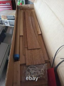 Rare Kit de Bateau Modèle Chris Craft en Acajou Runabout à Dos en Baril 1940 # 1234