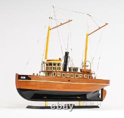 Remorqueur à vapeur Seguin Kennebec River Remorqueur en bois modèle 26 Navire Remorqueur du port de la ville