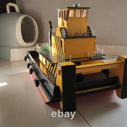 Remorqueur télécommandé en structure de bois, kit de modèle de bateau RC en matériaux pour navires