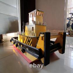 Remorqueur télécommandé en structure de bois, kit de modèle de bateau RC en matériaux pour navires