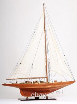 Réplique de bateau en bois de 40 pouces Shamrock Yacht nouvellement fabriquée