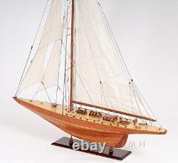 Réplique de bateau en bois de 40 pouces Shamrock Yacht nouvellement fabriquée