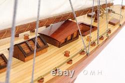 Réplique de bateau en bois de 40 pouces Shamrock Yacht nouvellement fabriquée