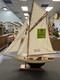 Réplique De Modèle De Bateau En Bois Columbia Yacht L De 39 Pouces