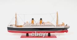 Réplique de modèle de bateau en bois de l'Empress of Ireland de 32 pouces NOUVEAU