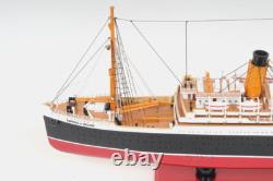 Réplique de modèle de bateau en bois de l'Empress of Ireland de 32 pouces NOUVEAU